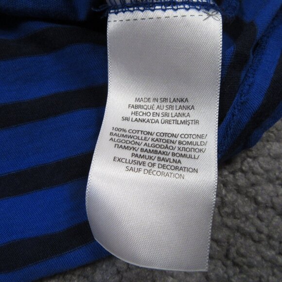 Polo Ralph Lauren Men's T-Shirt Large Blue Striped Navy Reserve RL-93 Pocket Tee - Picture 6 of 10